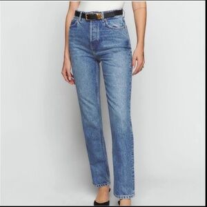Reformation Cynthia Straight Leg Jeans